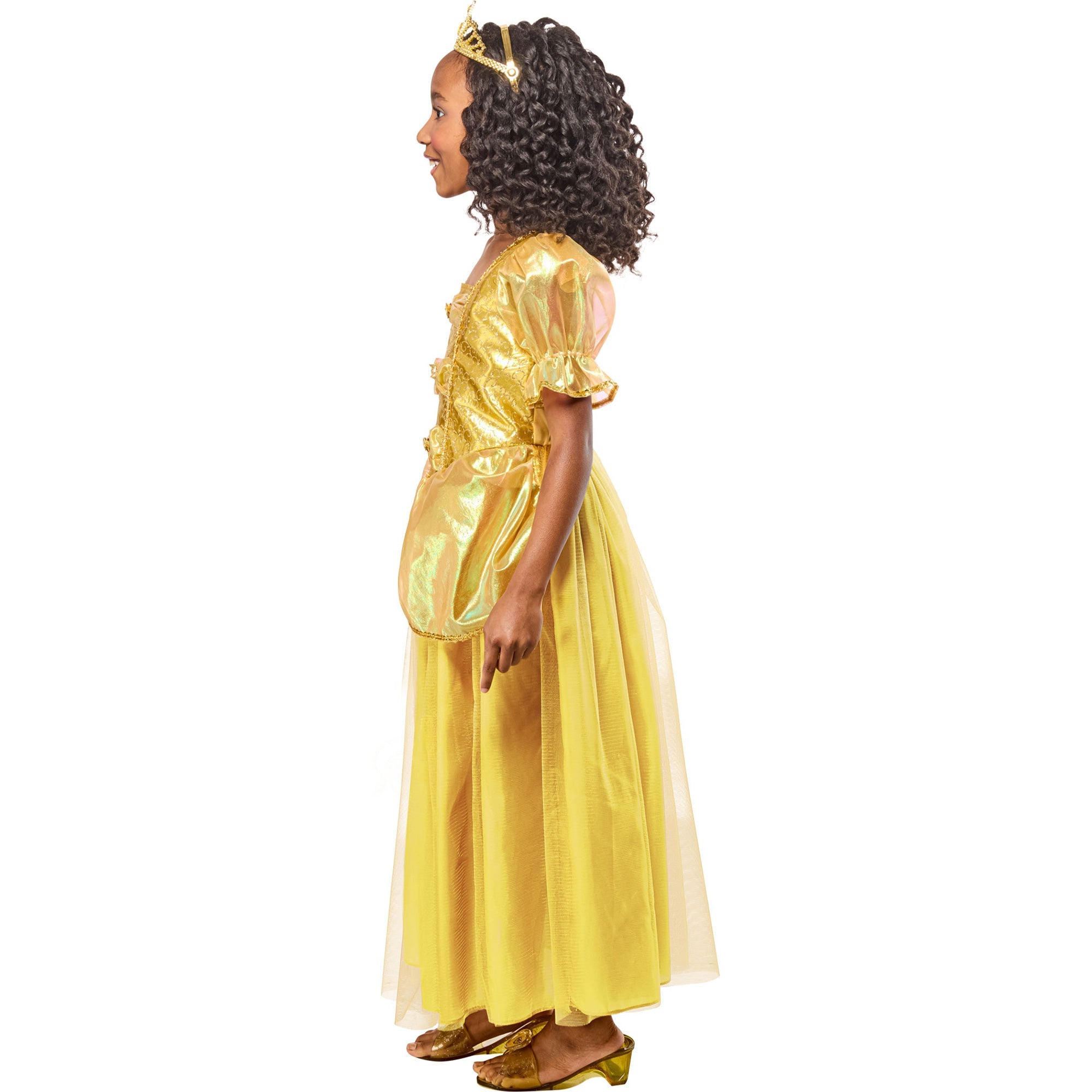 Gold Princess Costume Dress for Girls - Image 3