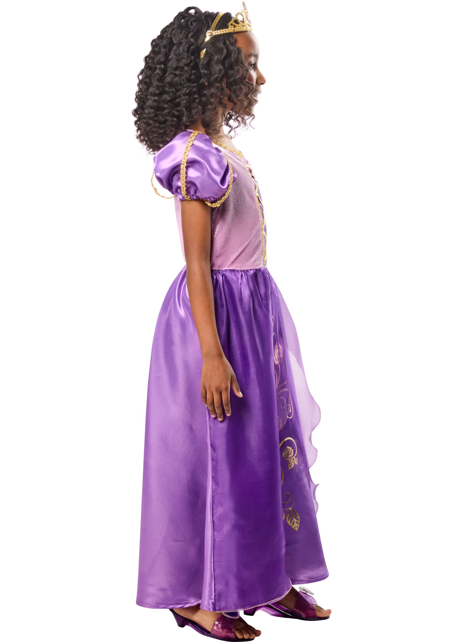Purple Royal Princess Costume for Girls - Image 2