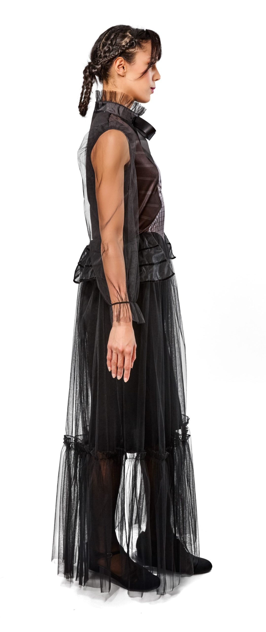 Wednesday Addams Graveyard Gala Deluxe Costume Womens - Image 4