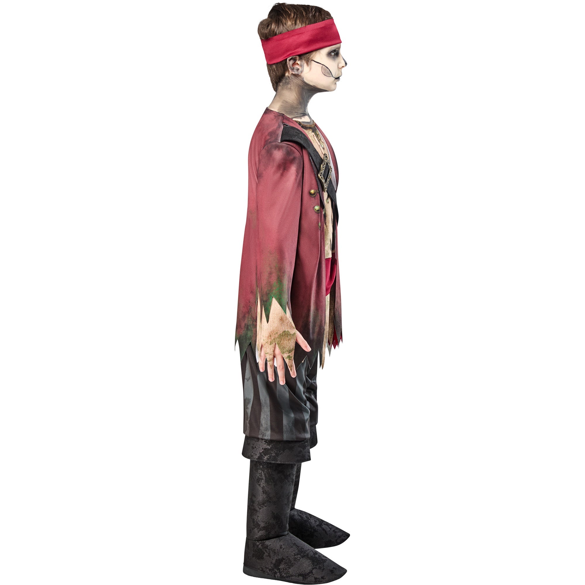 Zombie Pirate Costume for Boys - Image 4
