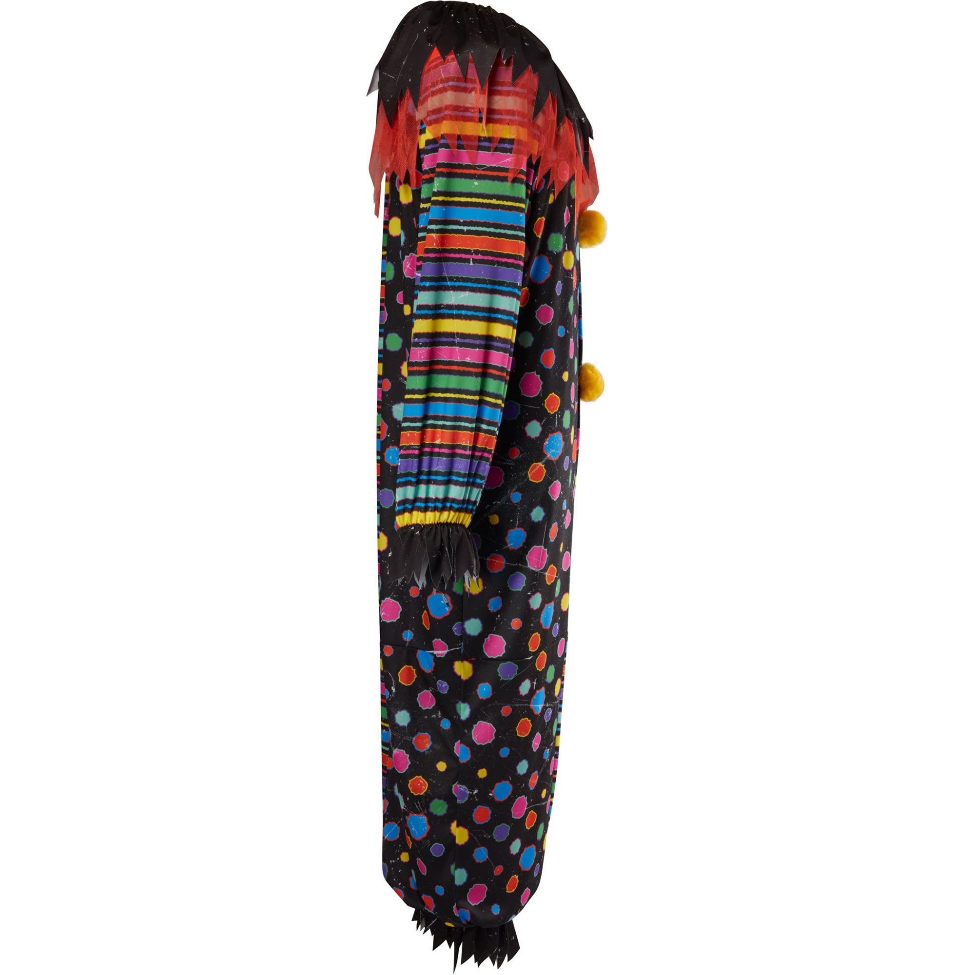 Neon Creepy Clown Costume for Men - Image 6