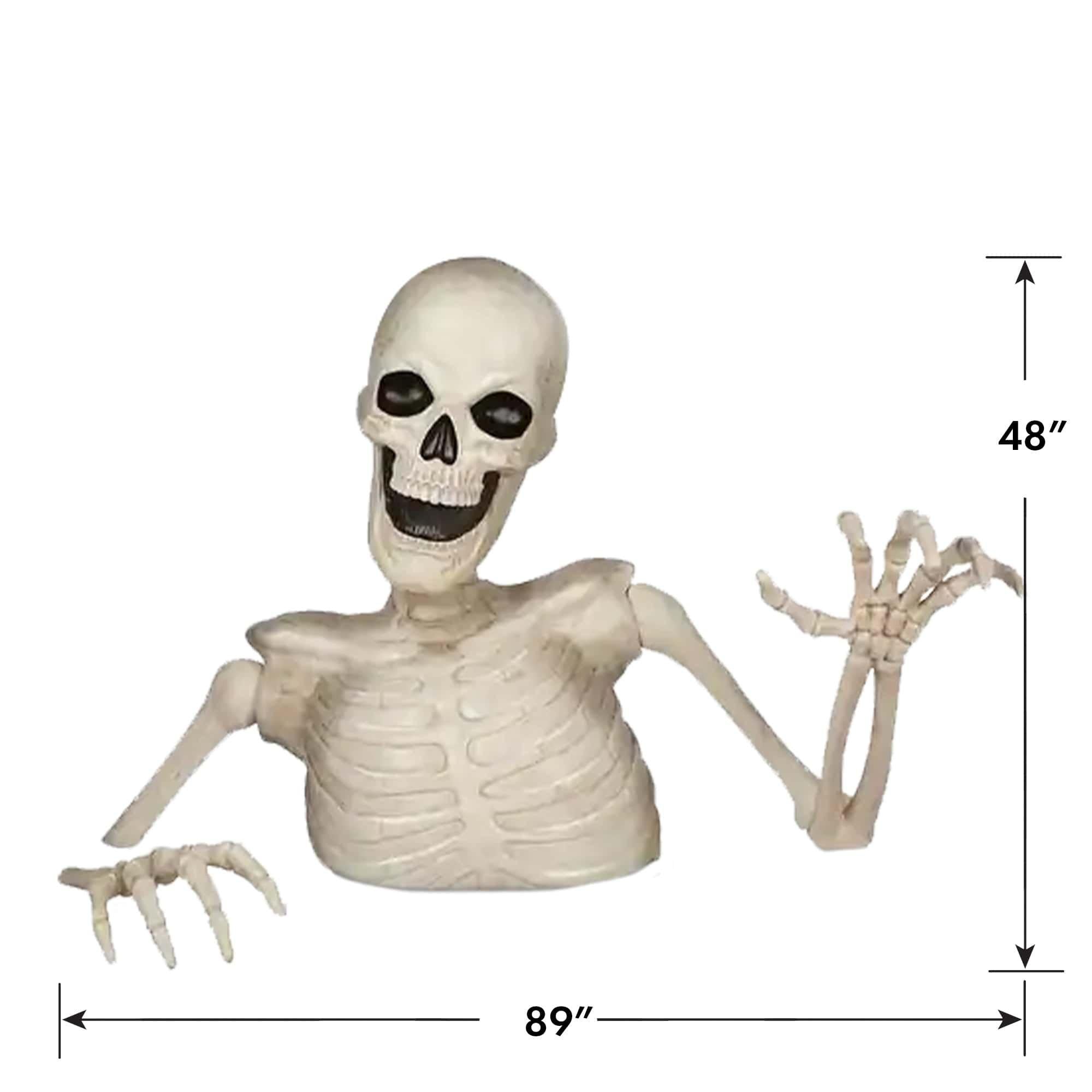 Rattles the Groundbreaking Skeleton Plastic Yard Decorating Kit. 4ft - Image 4