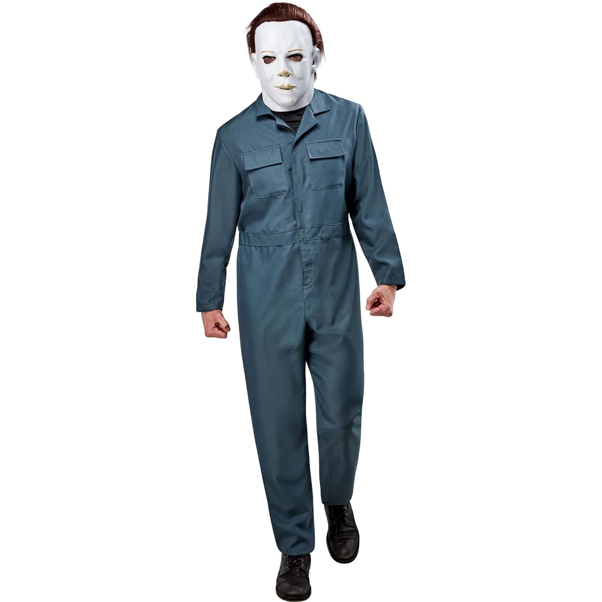 Men's Halloween 2 Michael Myers Overhead Latex Mask with Hair - Image 5