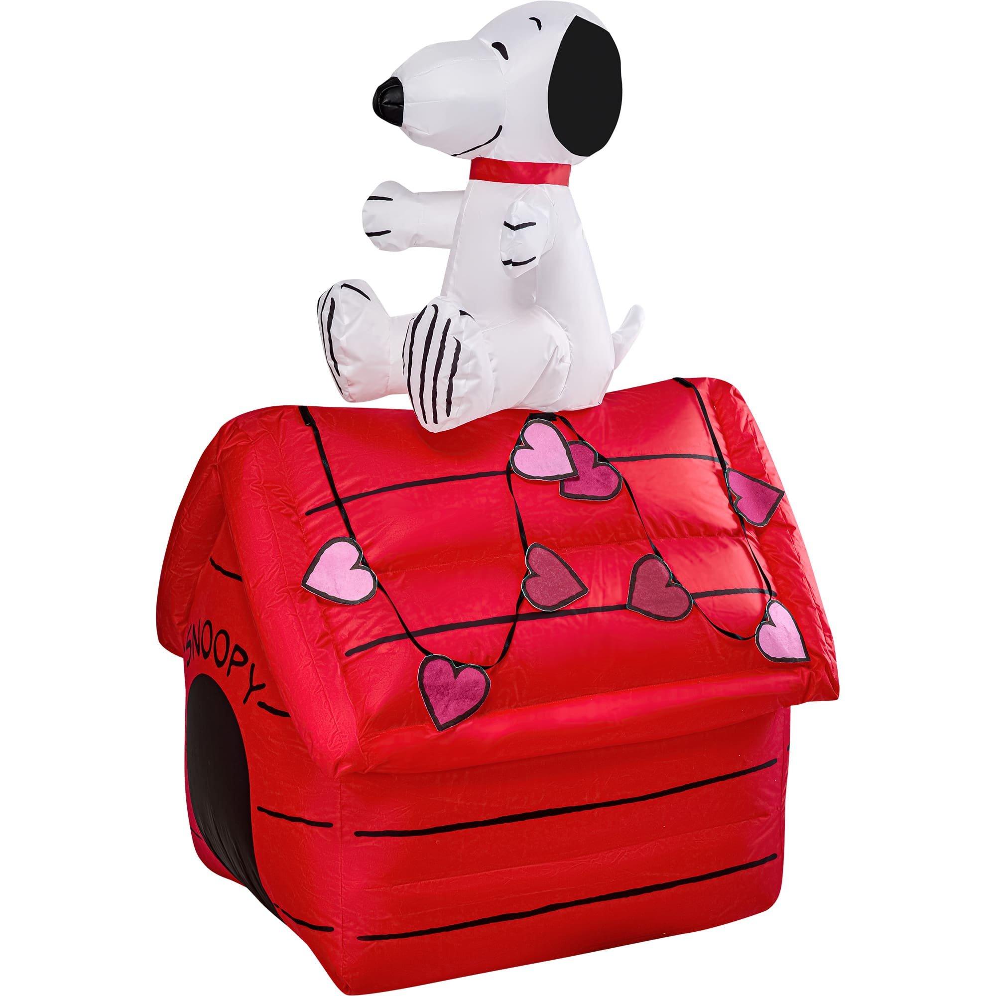 3.5 Foot Peanuts Classic Snoopy Holiday Interchangeable Inflatable Lawn Decoration - Image 5