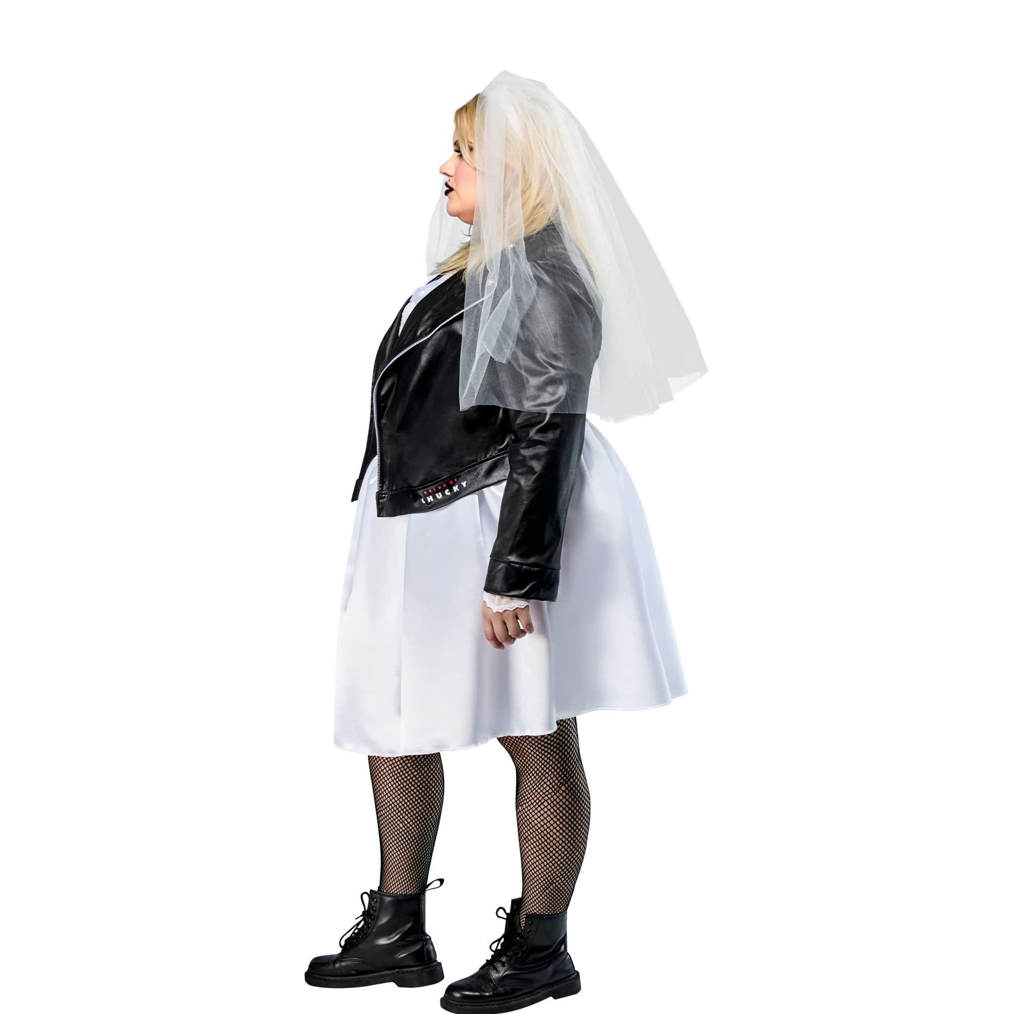 Women's Plus Size Bride of Chucky Tiffany Costume - Image 2