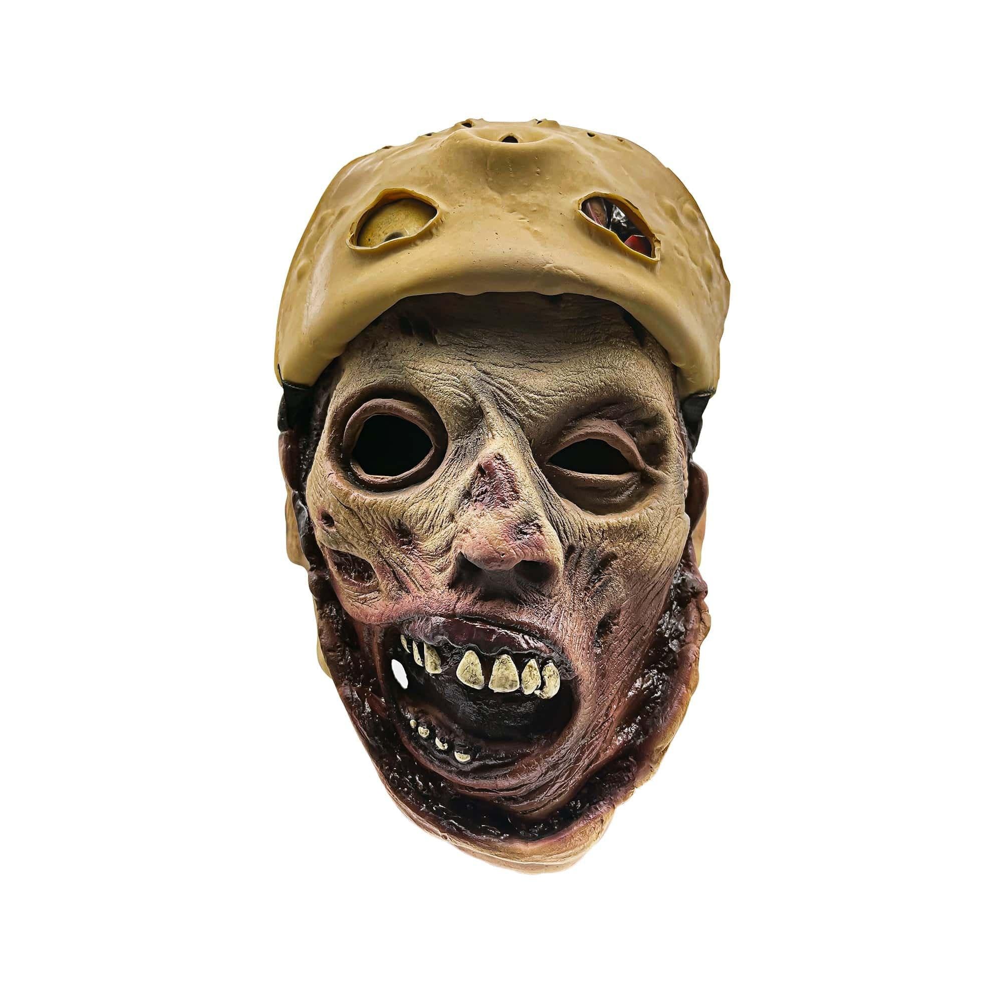 Adult Friday the 13th Jason Overhead Latex Mask and Removable Hockey Mask - Image 3