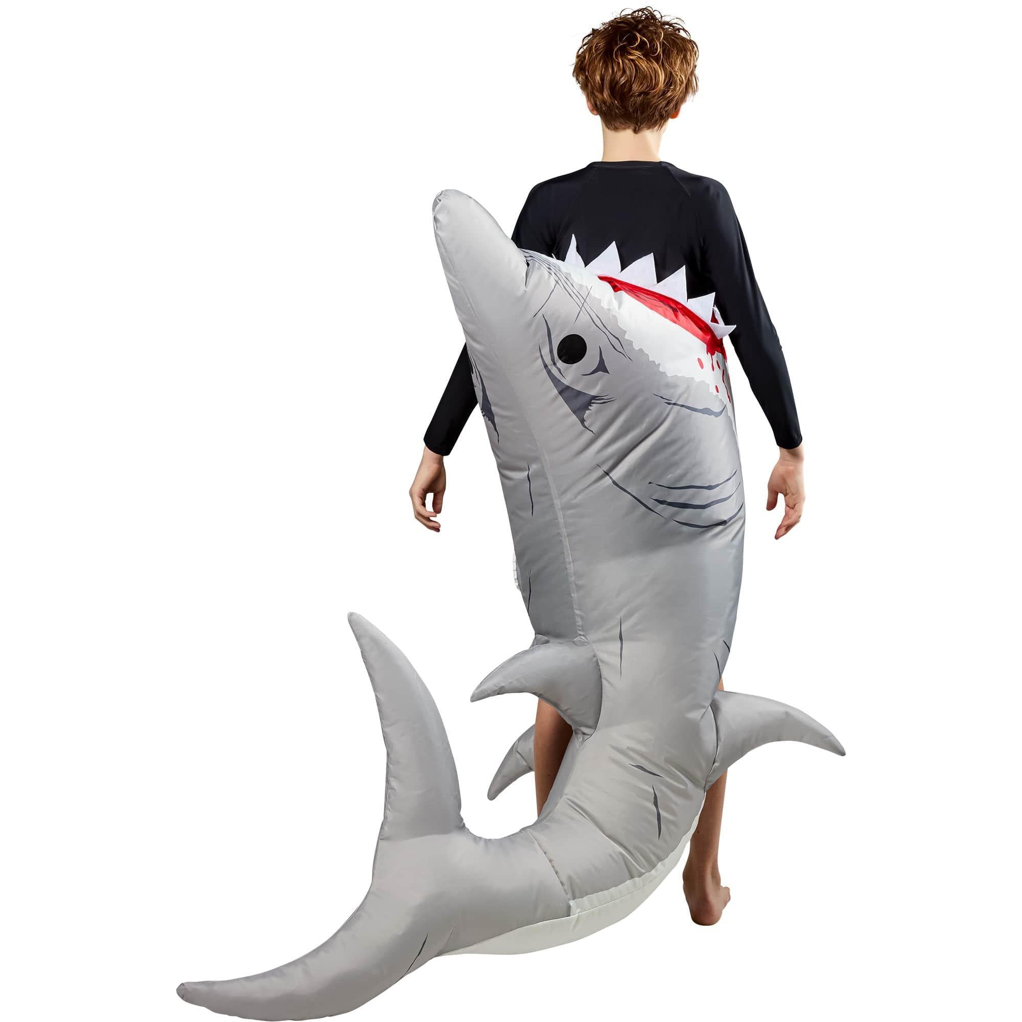 Kids' Ride on Shark Attack Inflatable Costume - Image 4