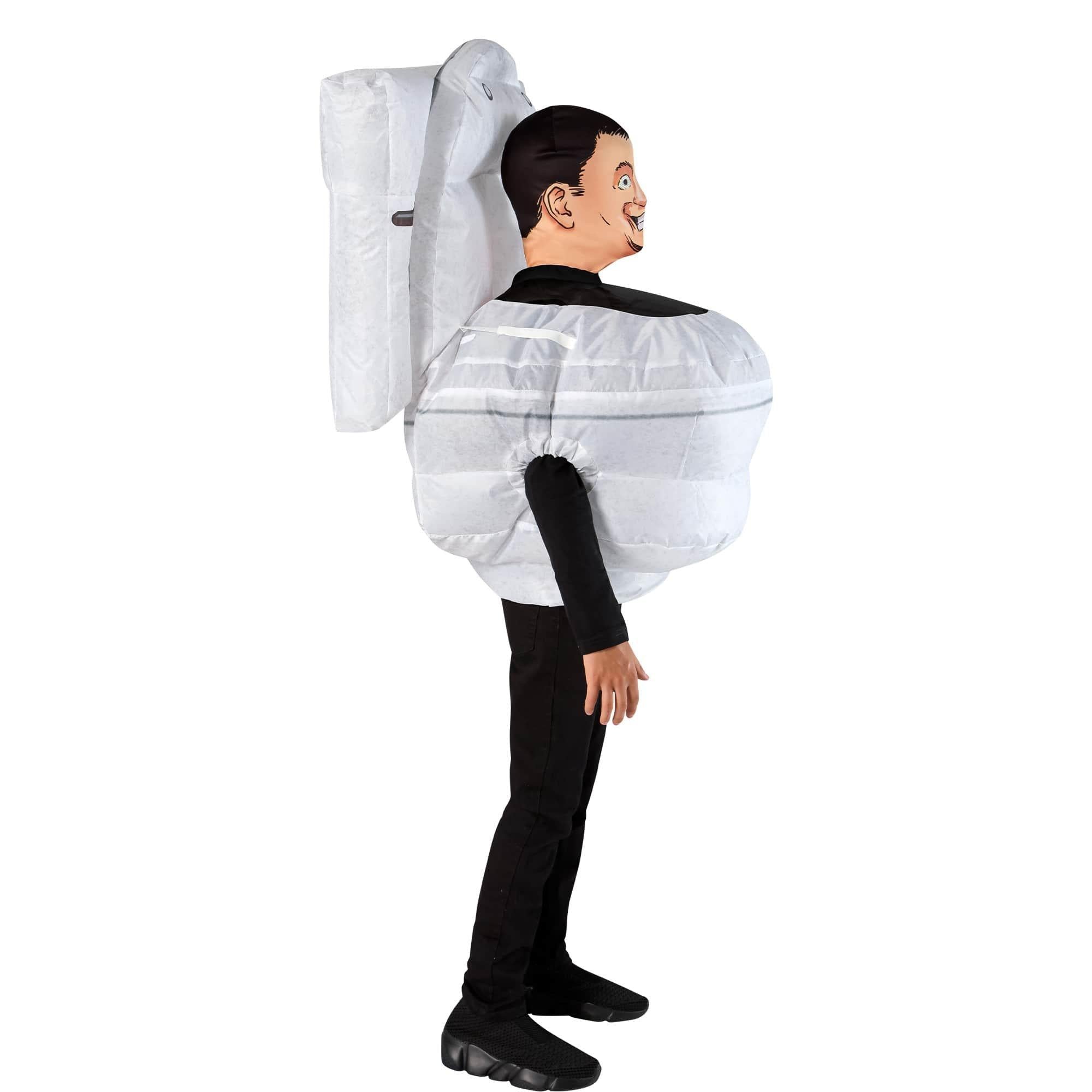 Kids' Skibidi Toilet Inflatable Hood - Image 3