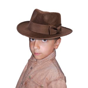 Childs' Brown Adventure Fedora Hat