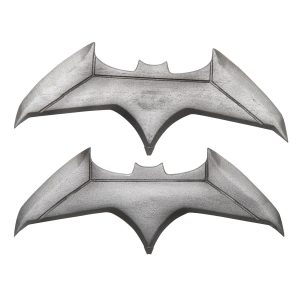 Adult Silver Justice League Batman Batarangs