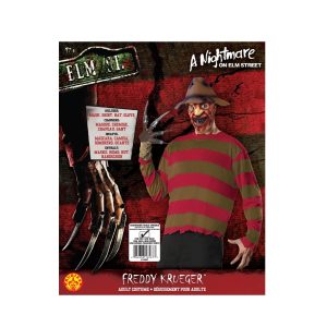 Adult A Nightmare on Elm Street Freddy Krueger Hat. Mask and Glove
