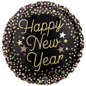 Luxe New Year Foil Balloon. 18in