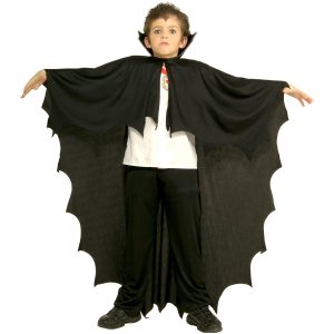 Fabric Vampire Cape Black