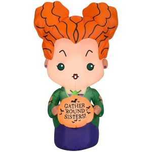 3.5 Foot Hocus Pocus Winifred Sanderson Light Up Halloween Inflatable Lawn Decoration