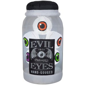 5.5 Foot Flashing Evil Eye Light Up Halloween Inflatable Lawn Decoration