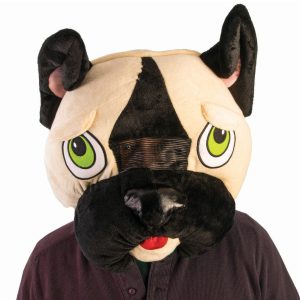 French Bulldog Mascot Mask