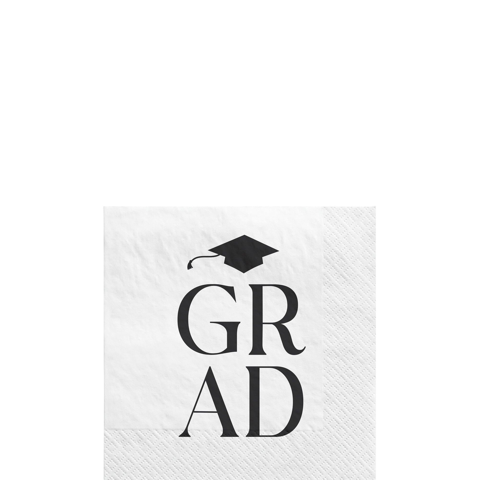 Classic Grad Beverage Napkin. 16ct