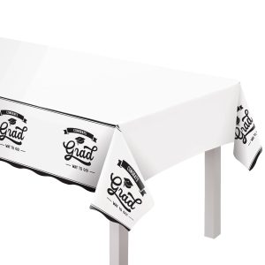 Congrats Grad Tablecover. 54in x 102in