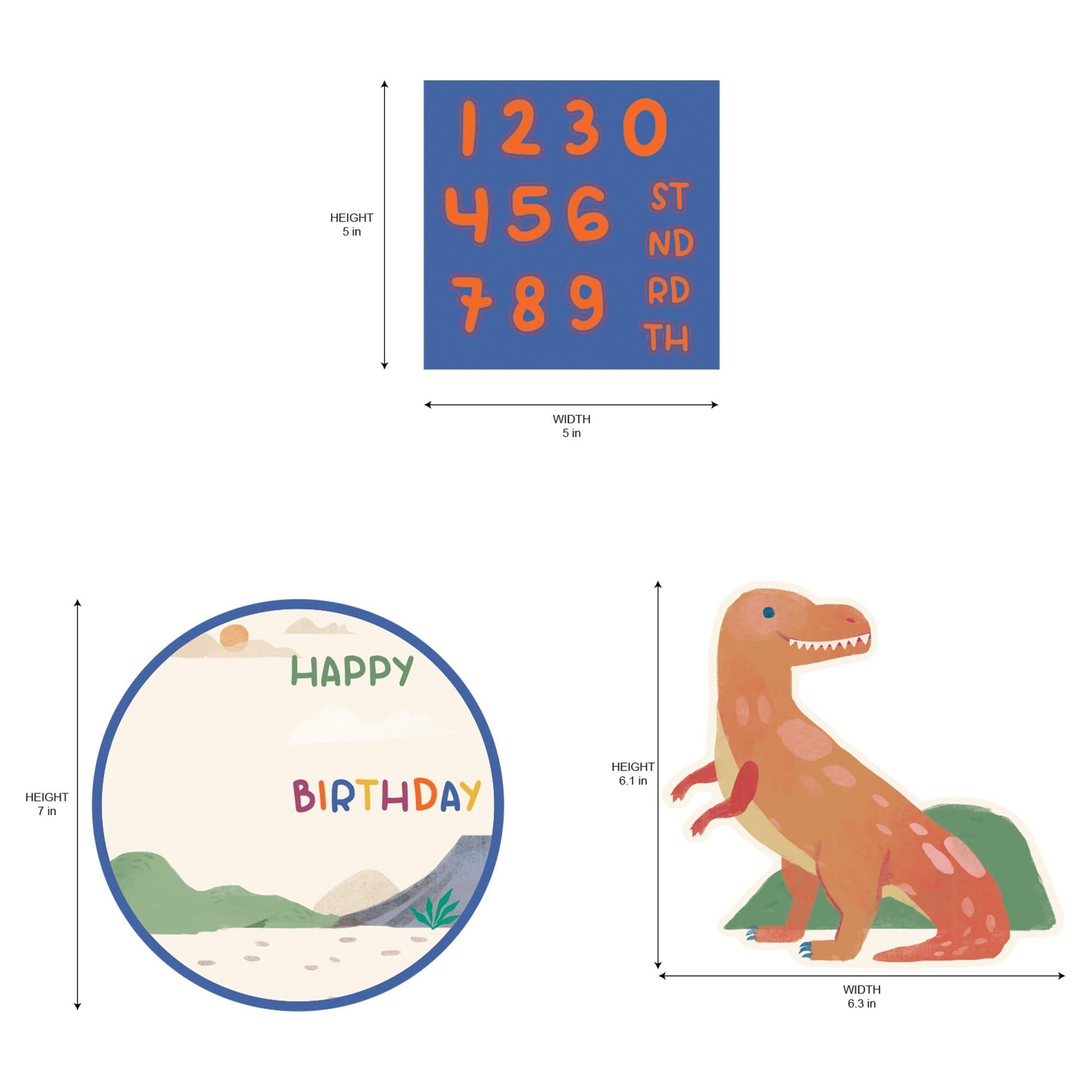 Diggin Dino Personalized Cake Topper - Image 4