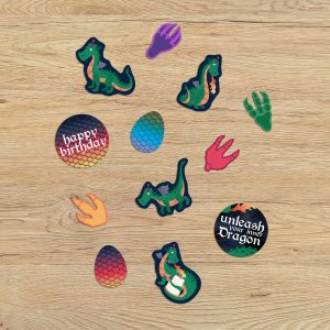 Dragon Party Confetti. 48pc