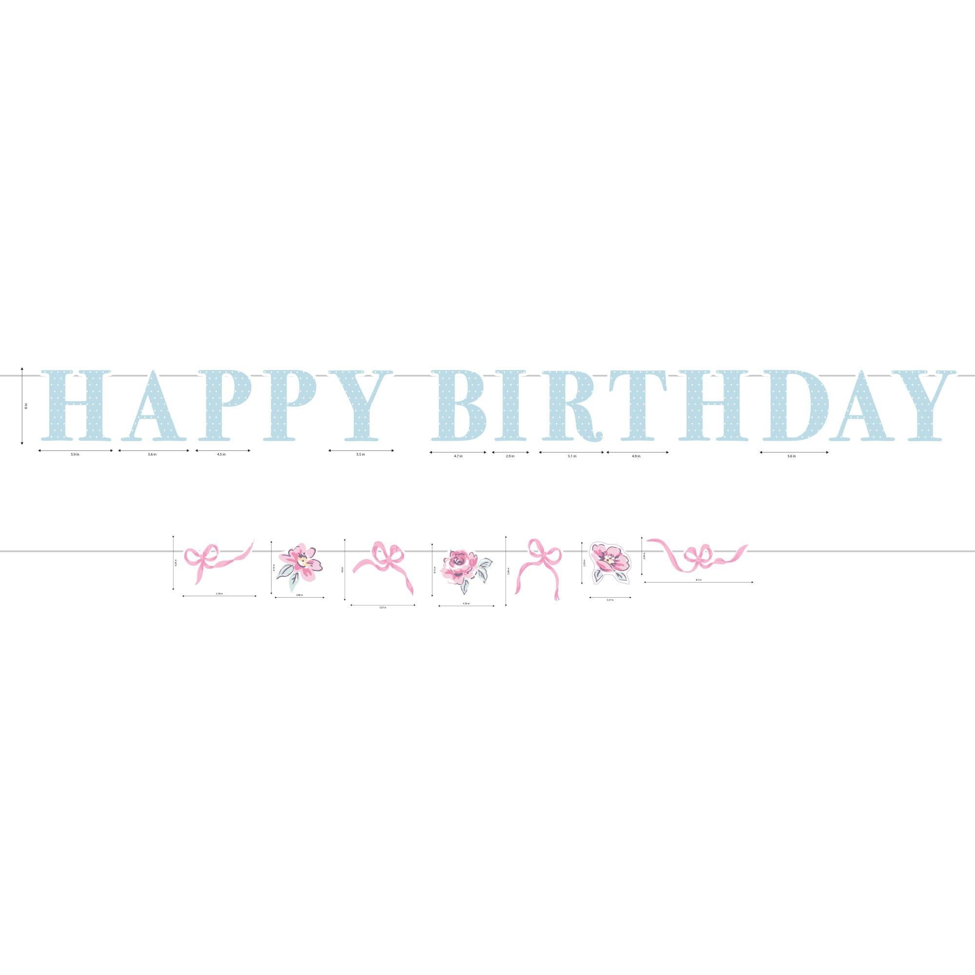 Ribbon and Rose Banner. 2pc - Image 2
