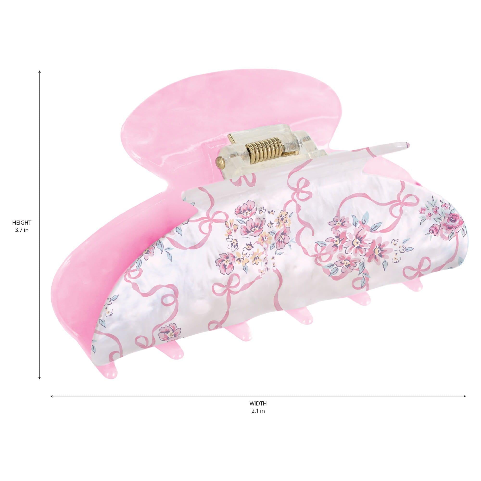 Ribbon and Rose Hair Clip - Image 2