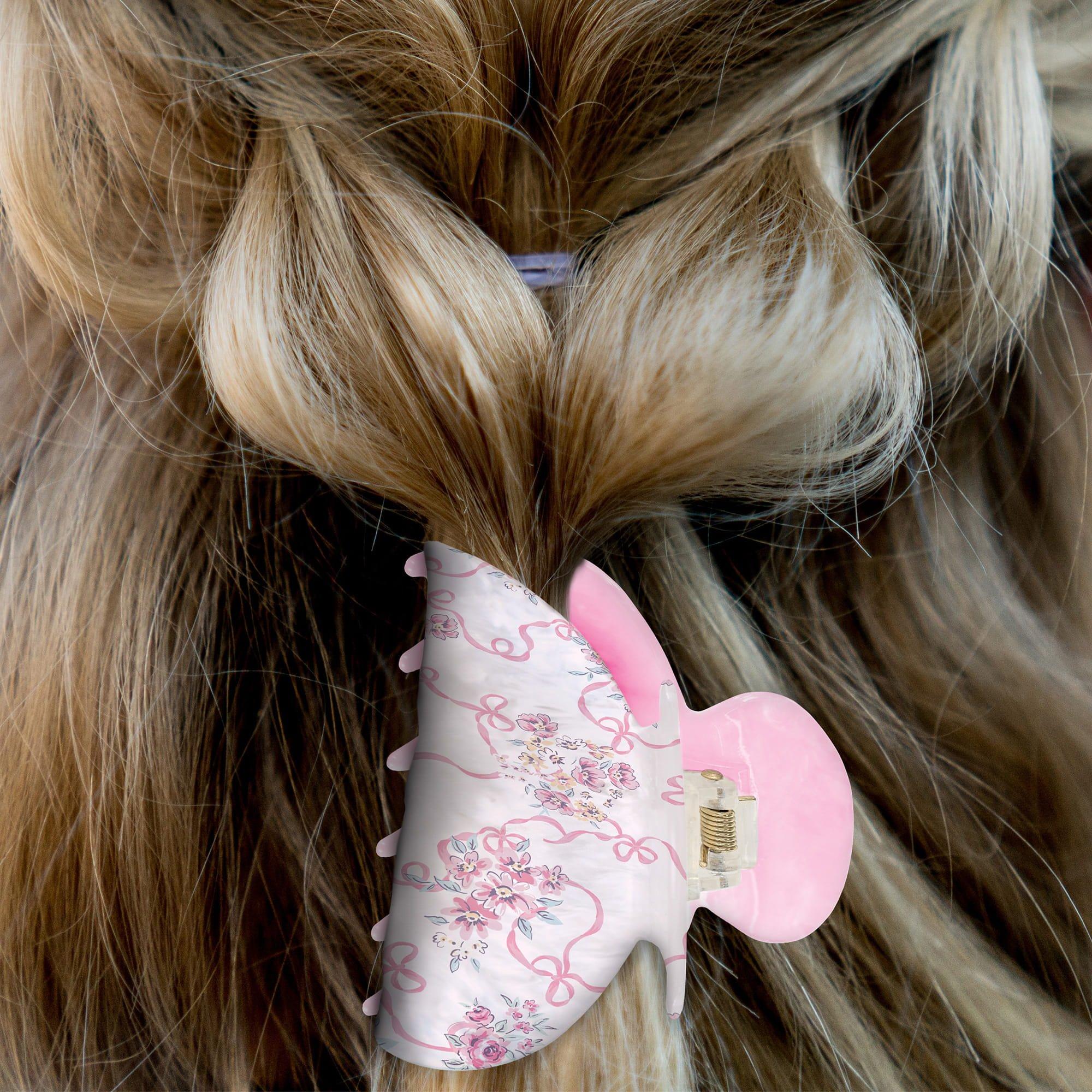 Ribbon and Rose Hair Clip - Image 3