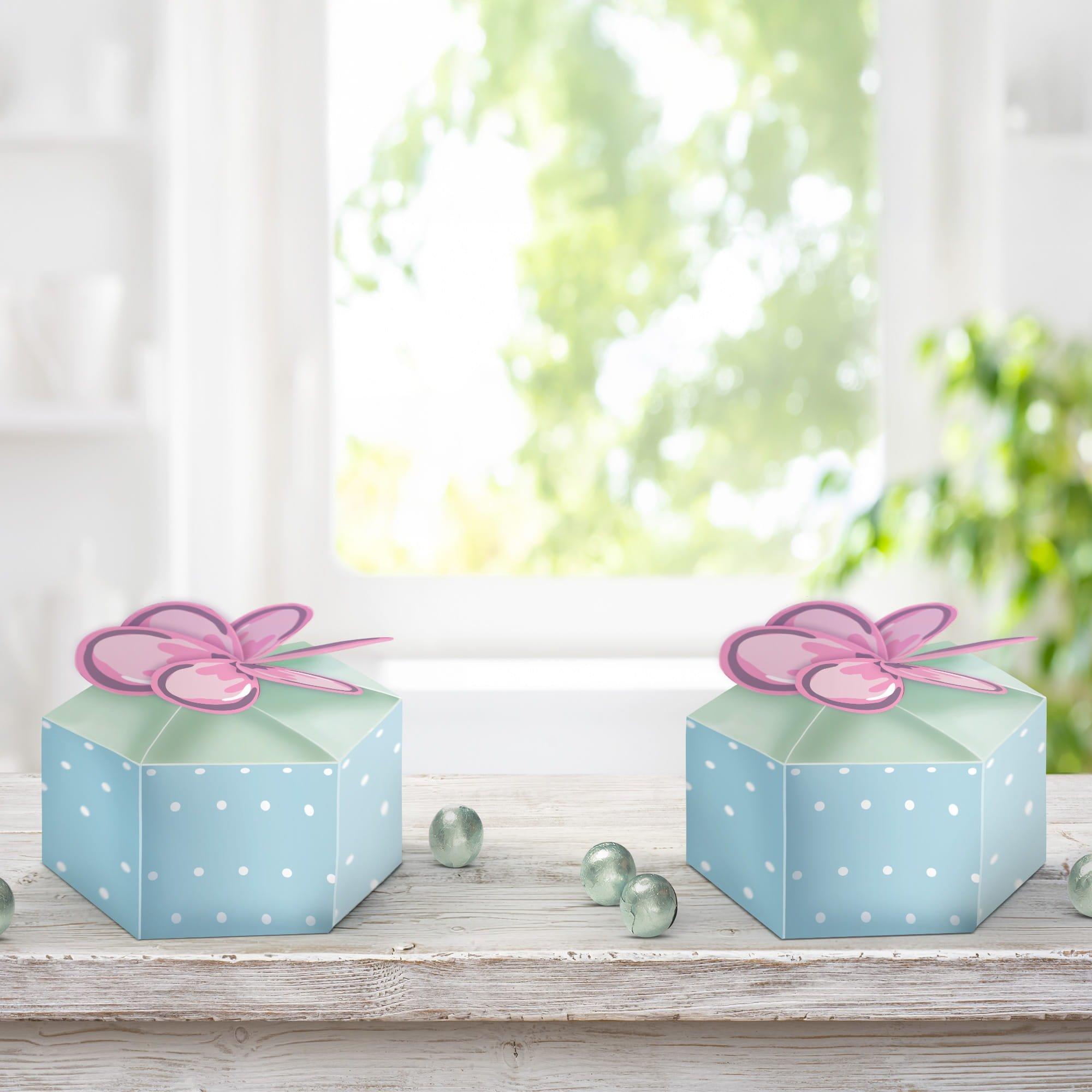 Ribbon and Rose Favor Boxes. 8ct - Image 3