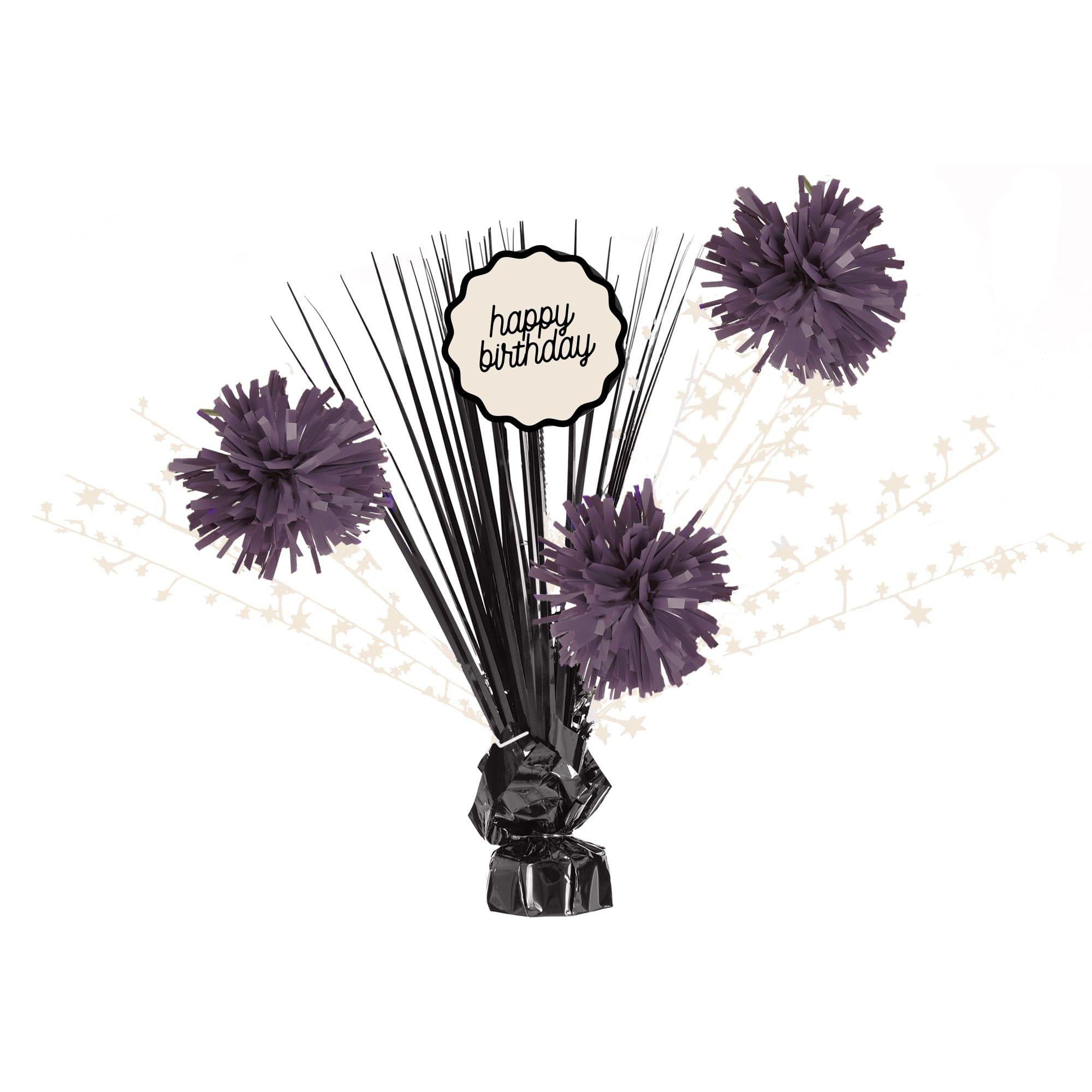 Birthday Chic Table Centerpiece - Foil Spray. 18in