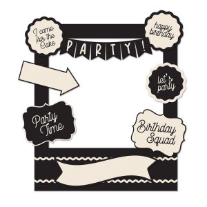 Birthday Chic Photo Booth Props. 46pc