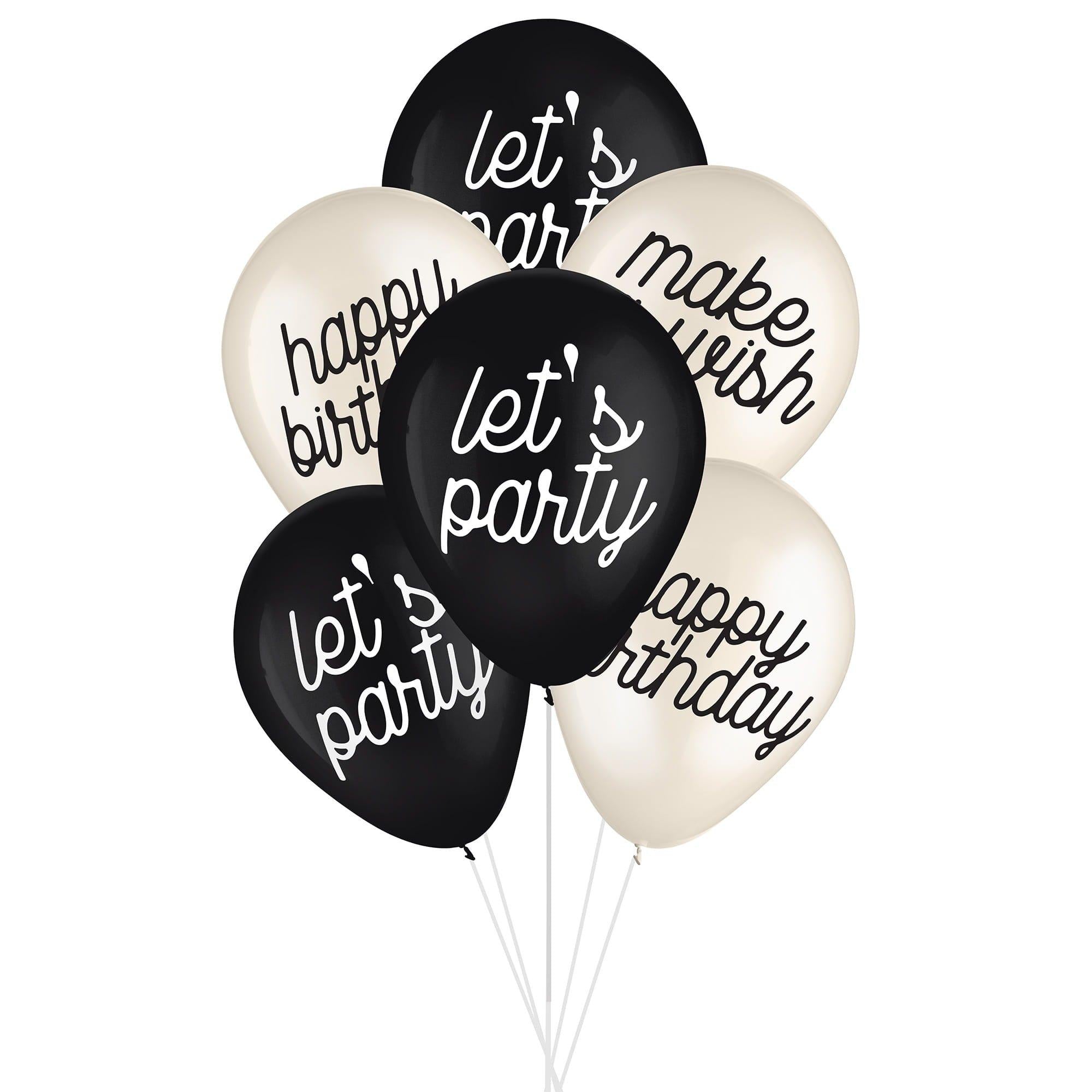 Birthday Chic Latex Balloons. 15ct