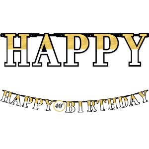 Add-An-Age Party Of The Ages Letter Banner