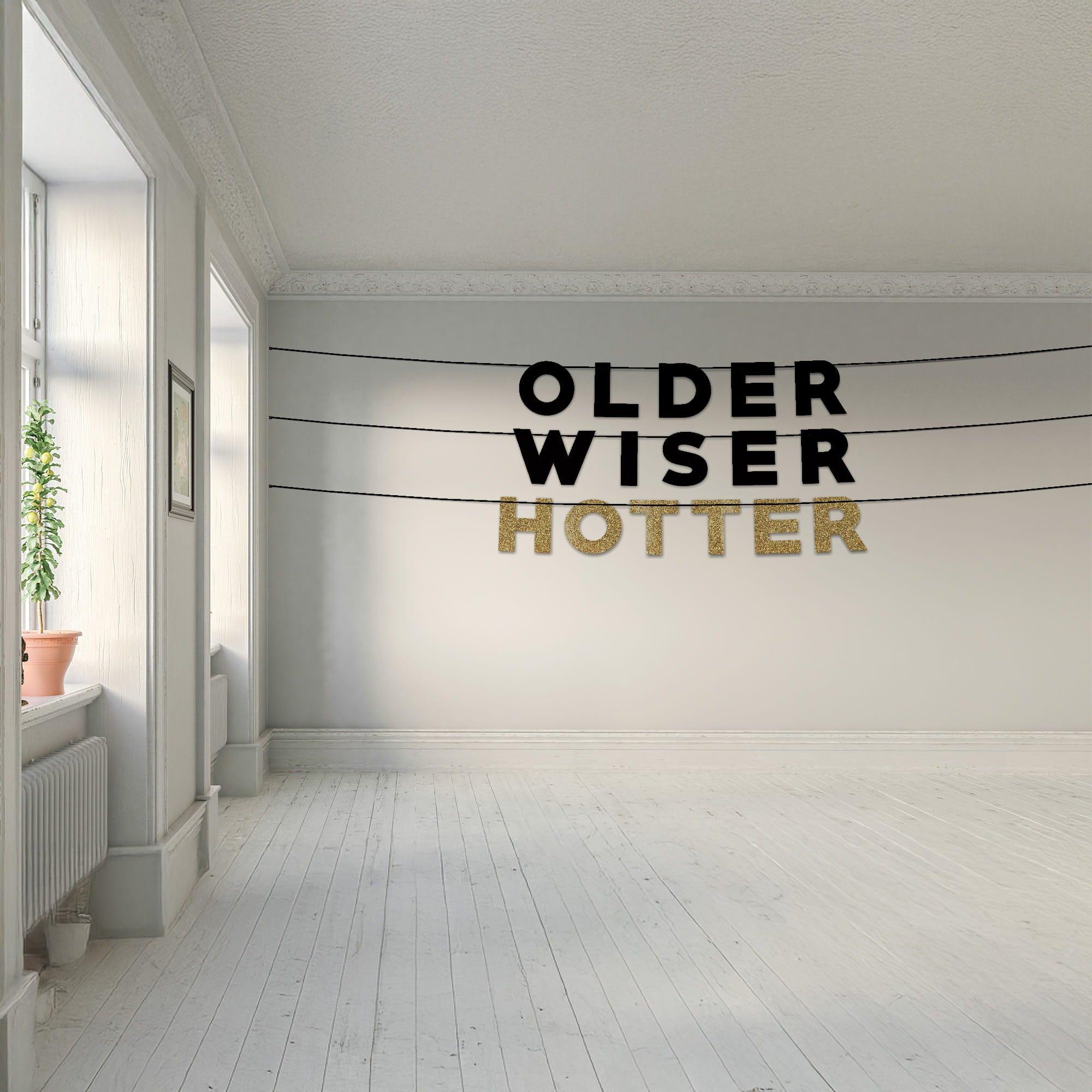 Party Of The Ages Letter Banner. 3pc - Image 3