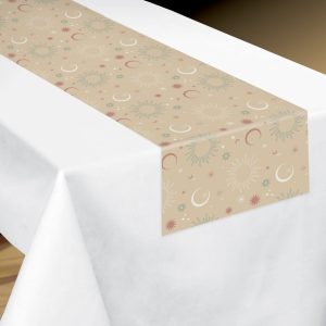 Mystical Astrology Table Runner. 14in x 72in