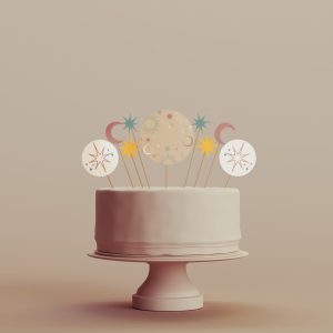 Mystical Astrology Cake Topper Kit. 9pc