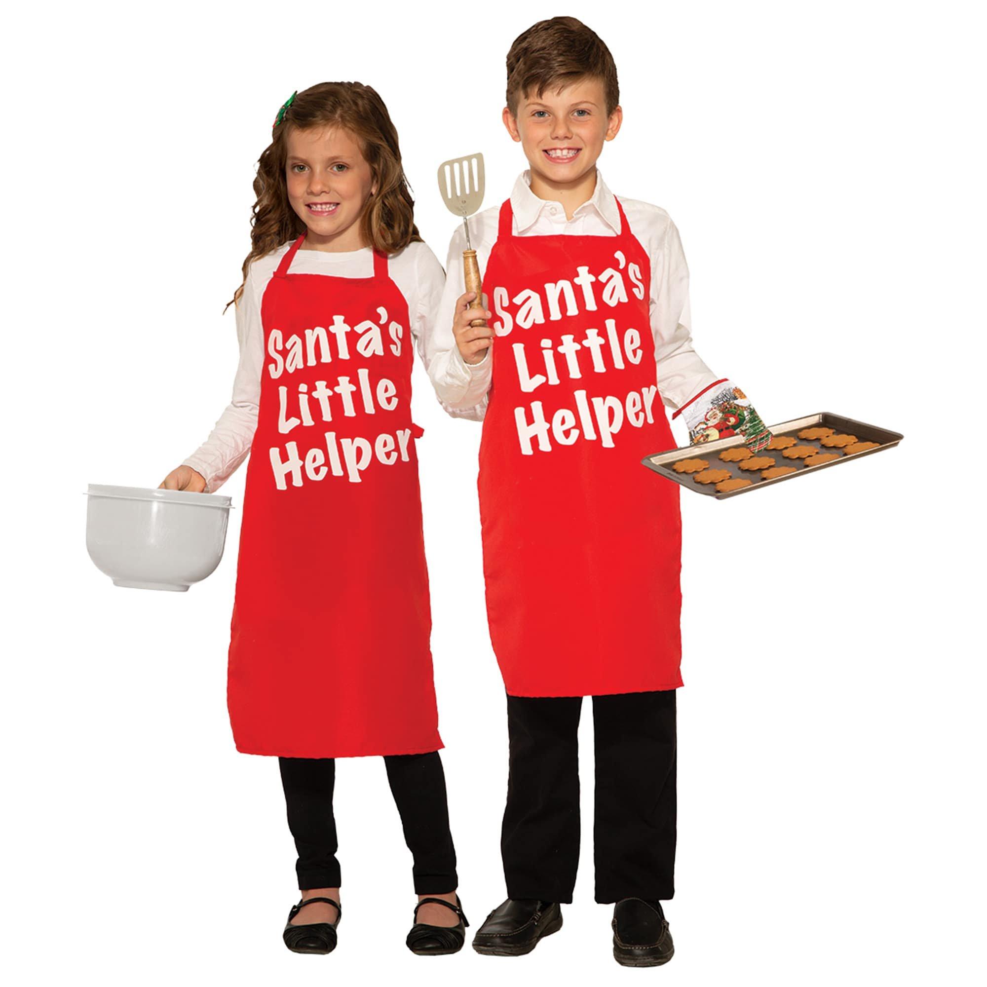 Adult Santa's Little Helper Apron - Image 2