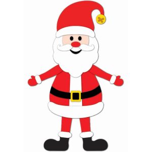 Jointed Felt Santa-21in