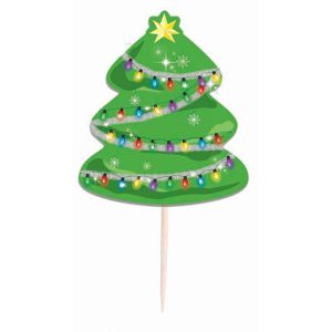 Christmas Tree Party Picks. 12ct