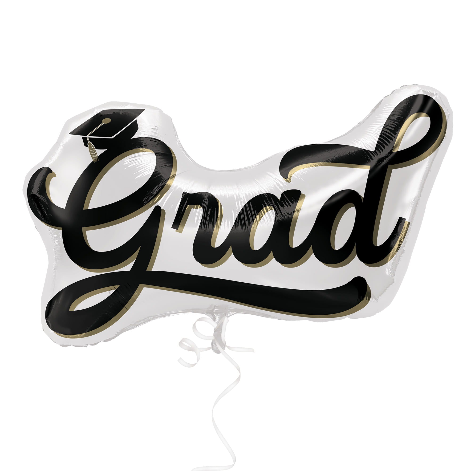 Grad Script Foil Balloon. 30in - Image 2