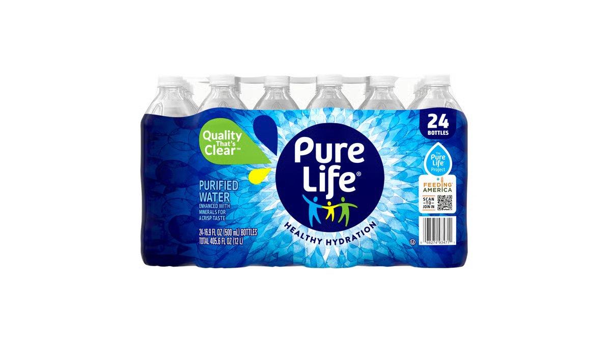 Nestle Pure Life Water Bottle (16.9 oz x 24 ct) - Image 3