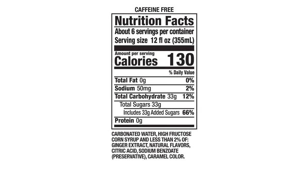 Canada Dry Ginger Ale (2 L) - Image 5
