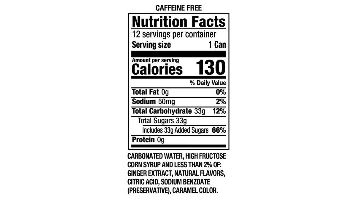 Canada Dry Ginger Ale (12 oz x 12 ct) - Image 5