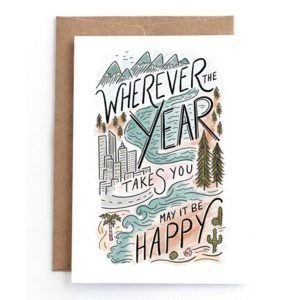 Minted Where The Year Leads Birthday Card