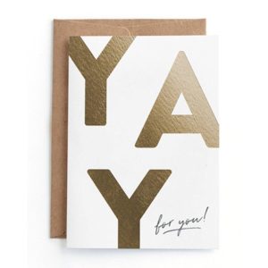Minted Yay For You! Congrats Card