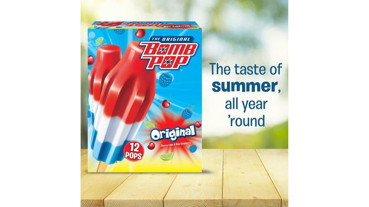 Bomb Pop Original Frozen Treat (1.75oz - 12pk) - Image 3