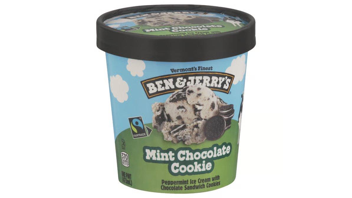 Ben & Jerry's Ice Cream Mint Chocolate Cookie (1 pt) - Image 4