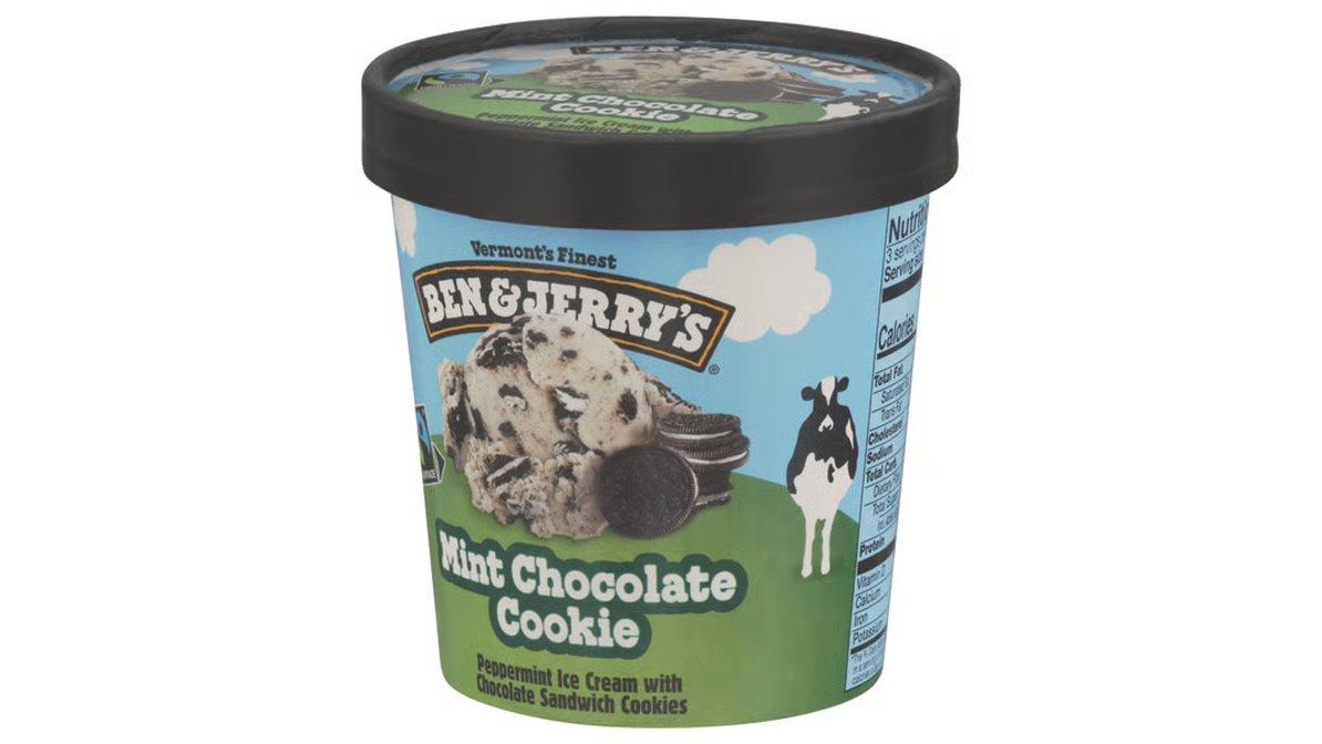 Ben & Jerry's Ice Cream Mint Chocolate Cookie (1 pt) - Image 5