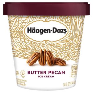 Haagen-Dazs Ice Cream Butter Pecan (14 oz)