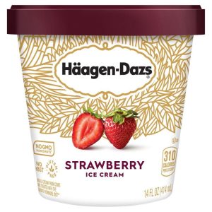 Haagen-Dazs Ice Cream Strawberry (14 oz)