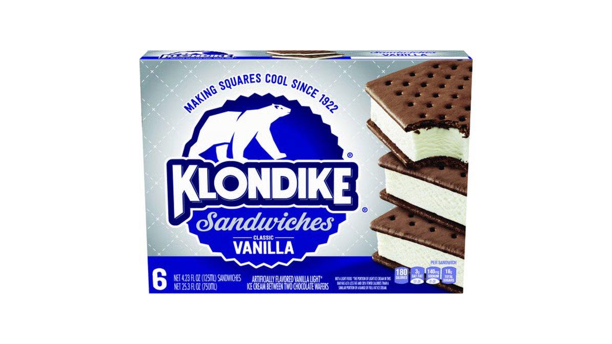 Klondike Ice Cream Sandwich Classic Vanilla (4.23 oz x 6 ct) - Image 2
